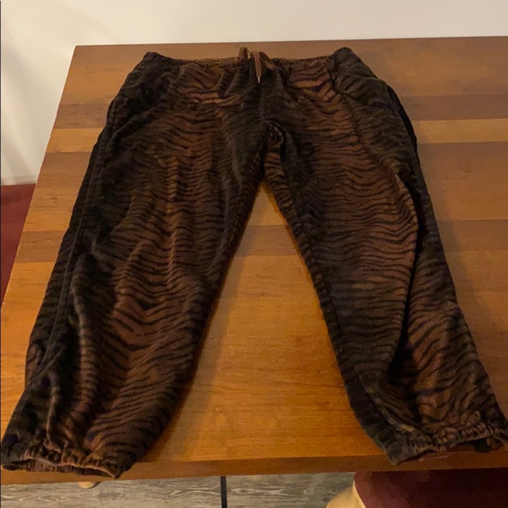 Supreme suede tiger pants